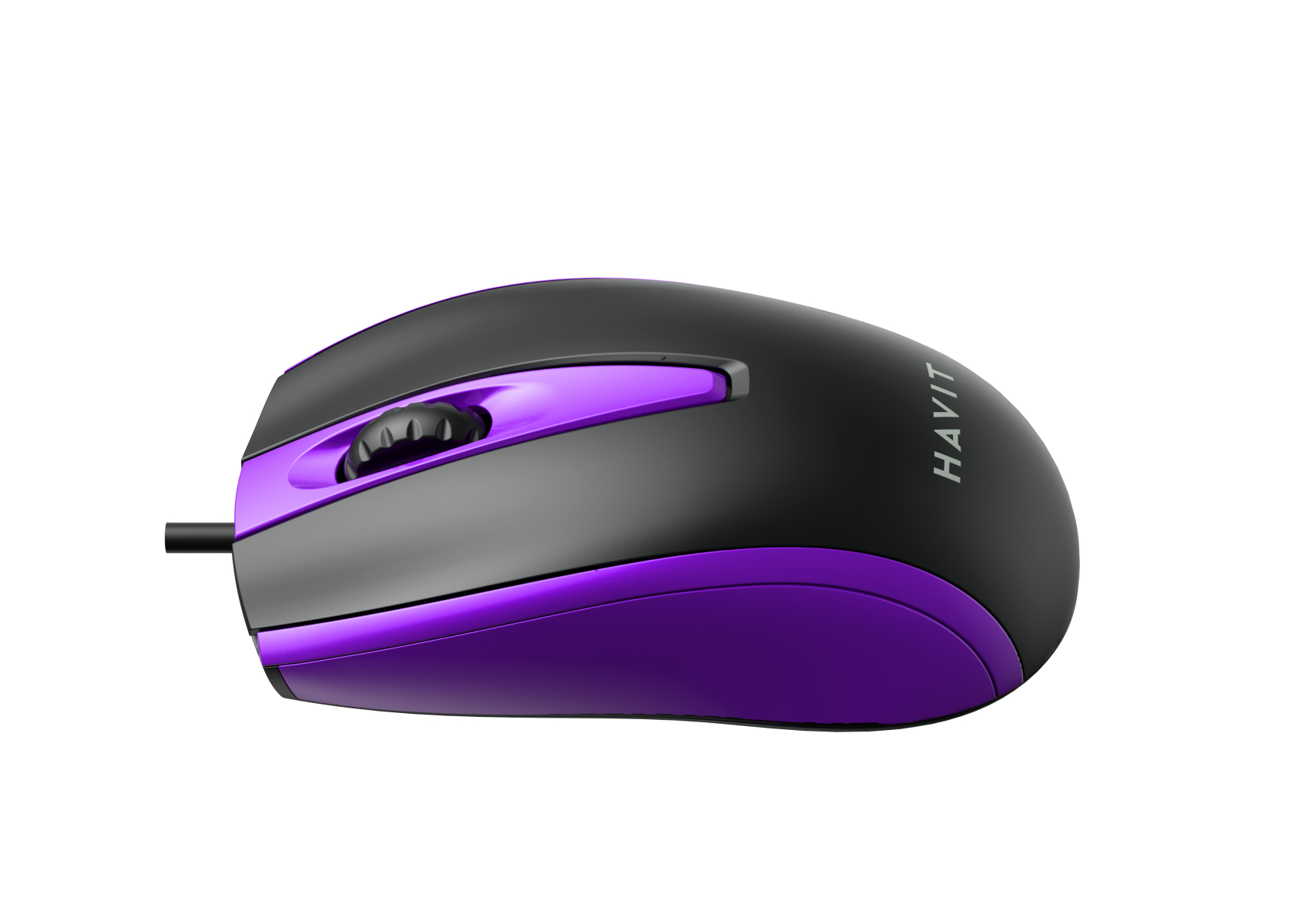 Дротова миша HAVIT HV-MS871 USB Purple (1200 DPI, 3 кл)