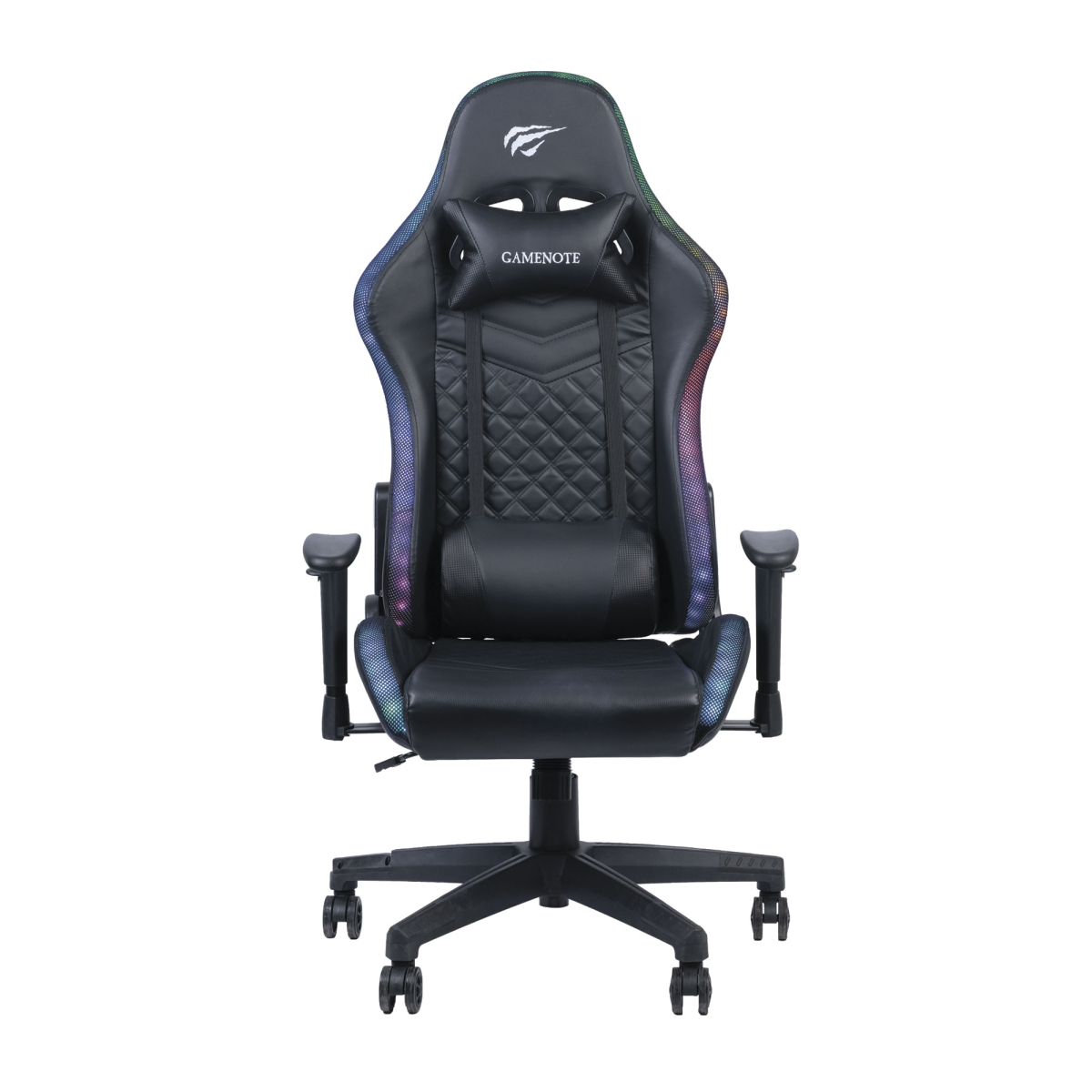 Ігрове крісло HAVIT HV-GC927 Black з LED підсвіткою