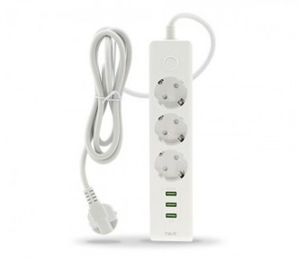 Мережевий фільтр - подовжувач HAVIT HV-SP8813 3USB роз'єми