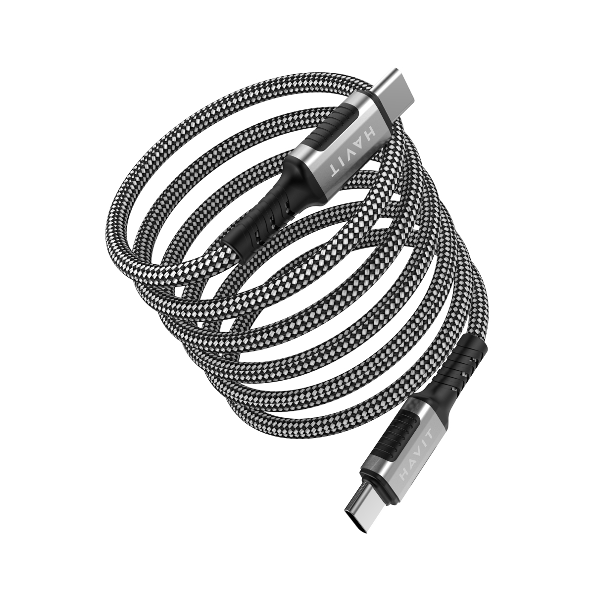Кабель USB-C - USB-C HAVIT CB6297 PD60W 3A 1м ( магнітний)