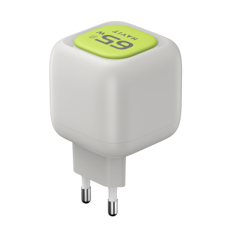 Зарядний пристрій HAVIT UC253 GaN 65W USB-A+USB-C +Кабель USB-C Gray/Green