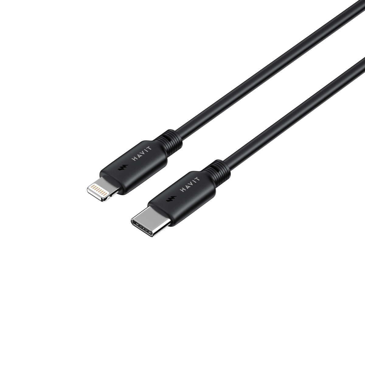 Кабель USB-C - Lightning HAVIT CB304C PD30W 1м Black
