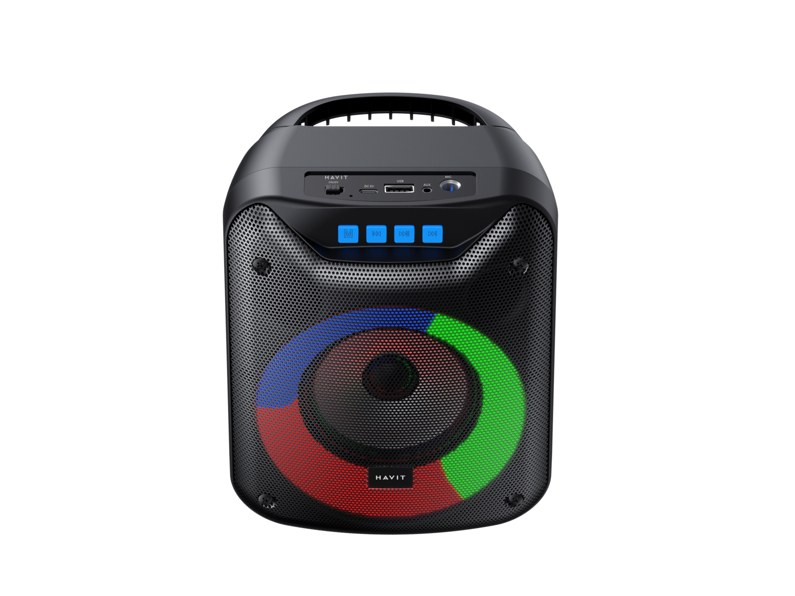 Портативна колонка HAVIT HV-SQ121BT 7W RGB Black