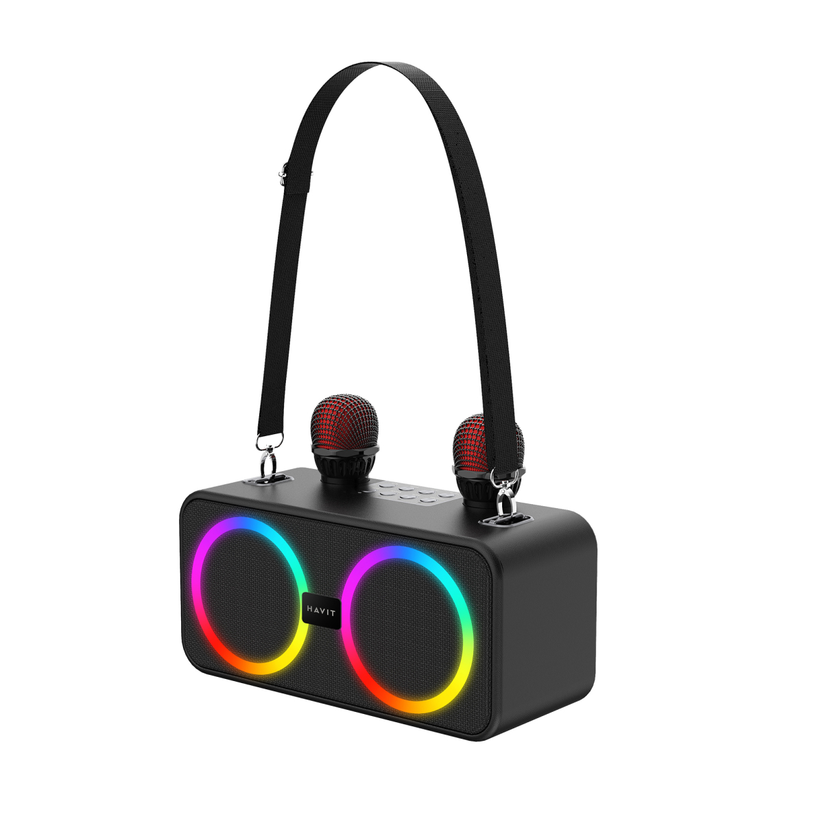 Портативна колонка караоке HAVIT HV-SK856BT 20W RGB Black