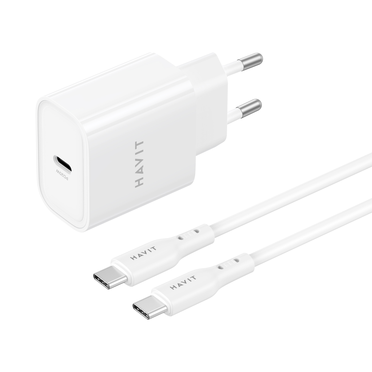 Зарядний пристрій HAVIT ST934 20W USB-C з кабелем USB-C - USB-C