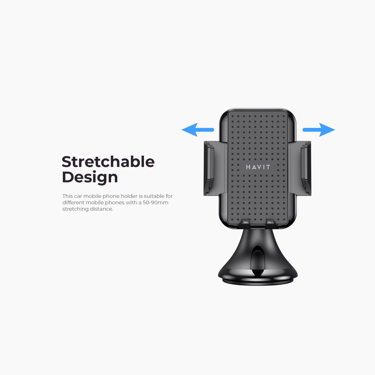 Автотримач для телефону HAVIT HV-H717