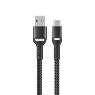 Кабель USB - USB-C HAVIT HV-CB6217 3A 1м Black