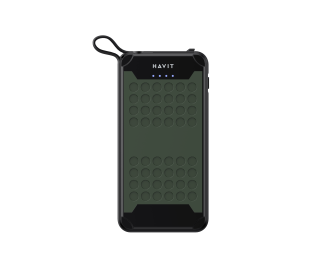 Захищений повербанк HAVIT FS214 IP67 Green 10000mAh