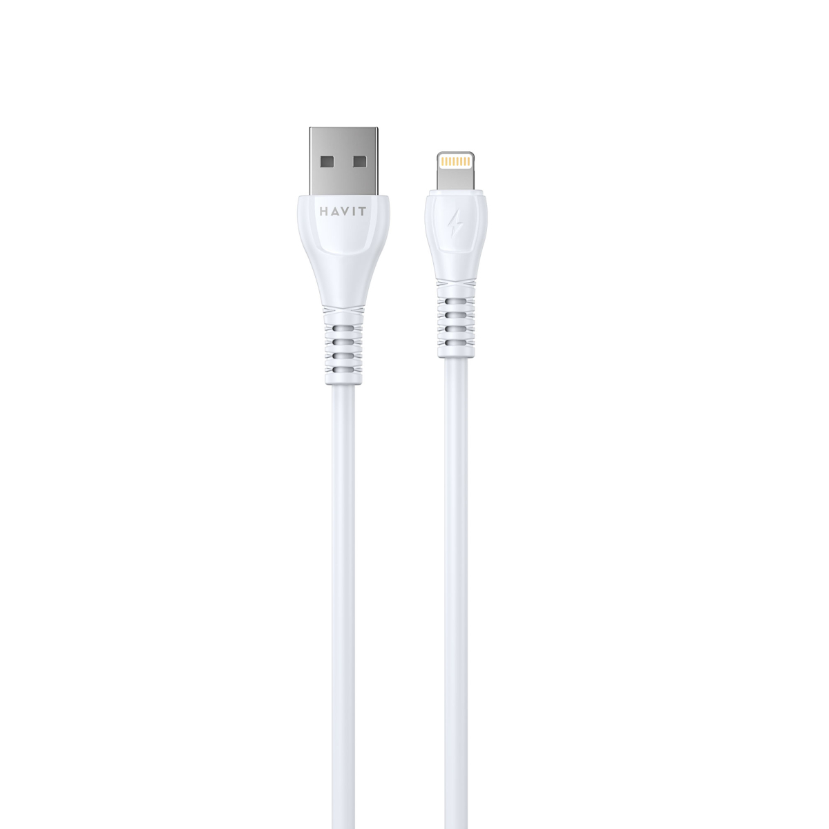 Кабель USB - Lightning HAVIT HV-CB641C 2.1A 1.8м White