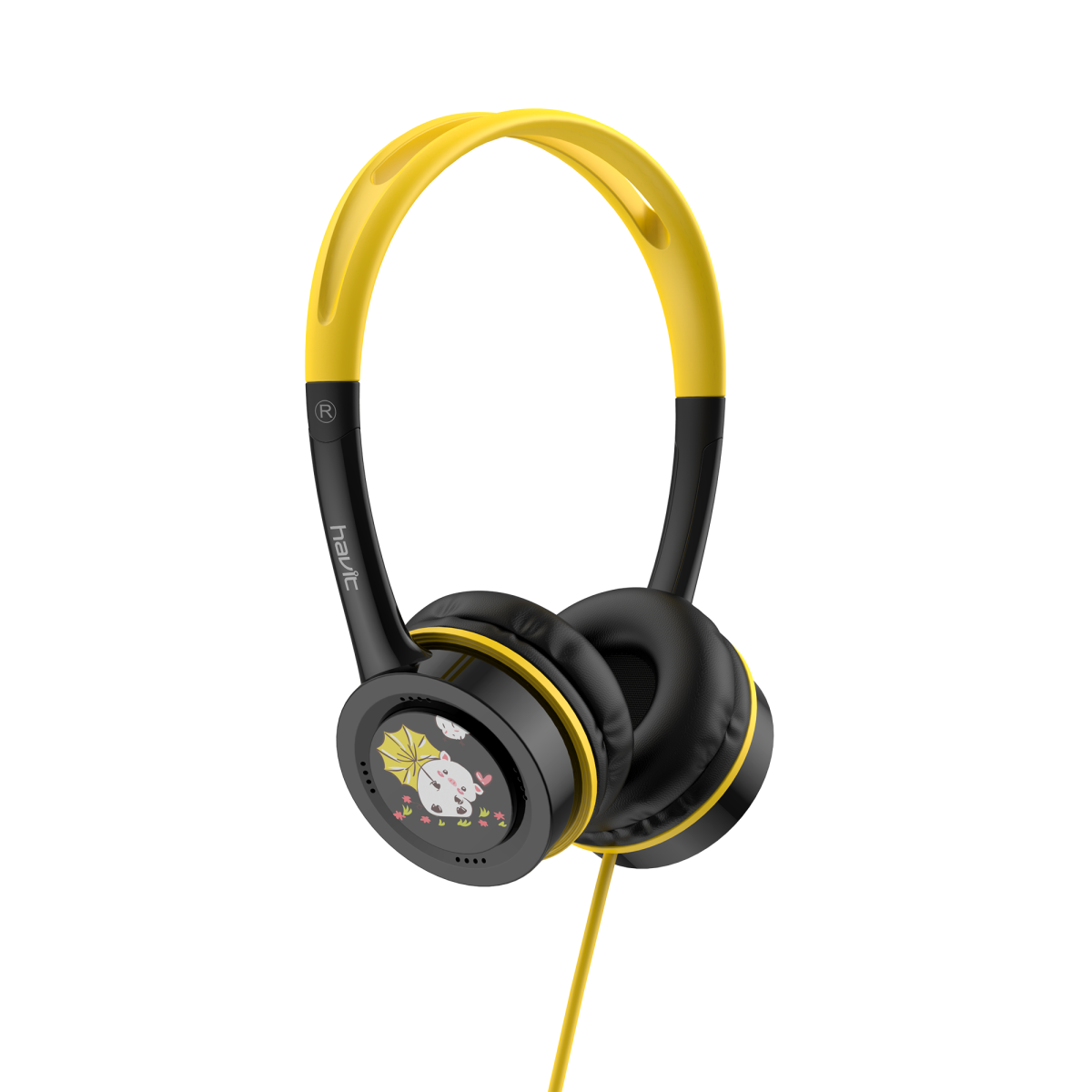 Навушники дитячі дротові накладні HAVIT HV-H210d Black