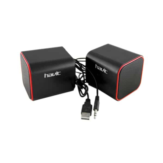 Колонки 2.0 HAVIT HV-SK473 USB Black/Red