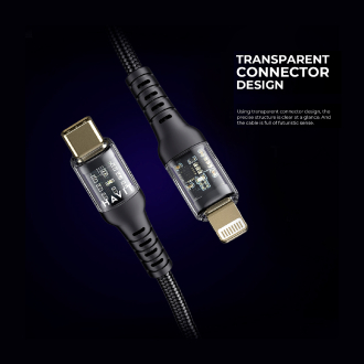 Кабель USB-C - Lightning HAVIT CB6241 PD30W 1м White