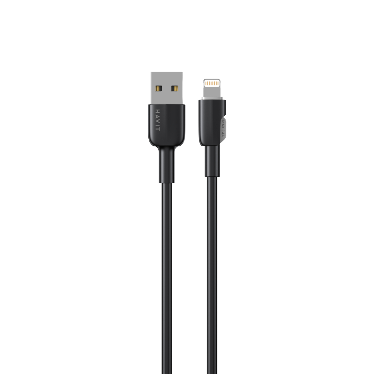 Кабель USB - Lightning HAVIT CB306C 2.4A 1м Black