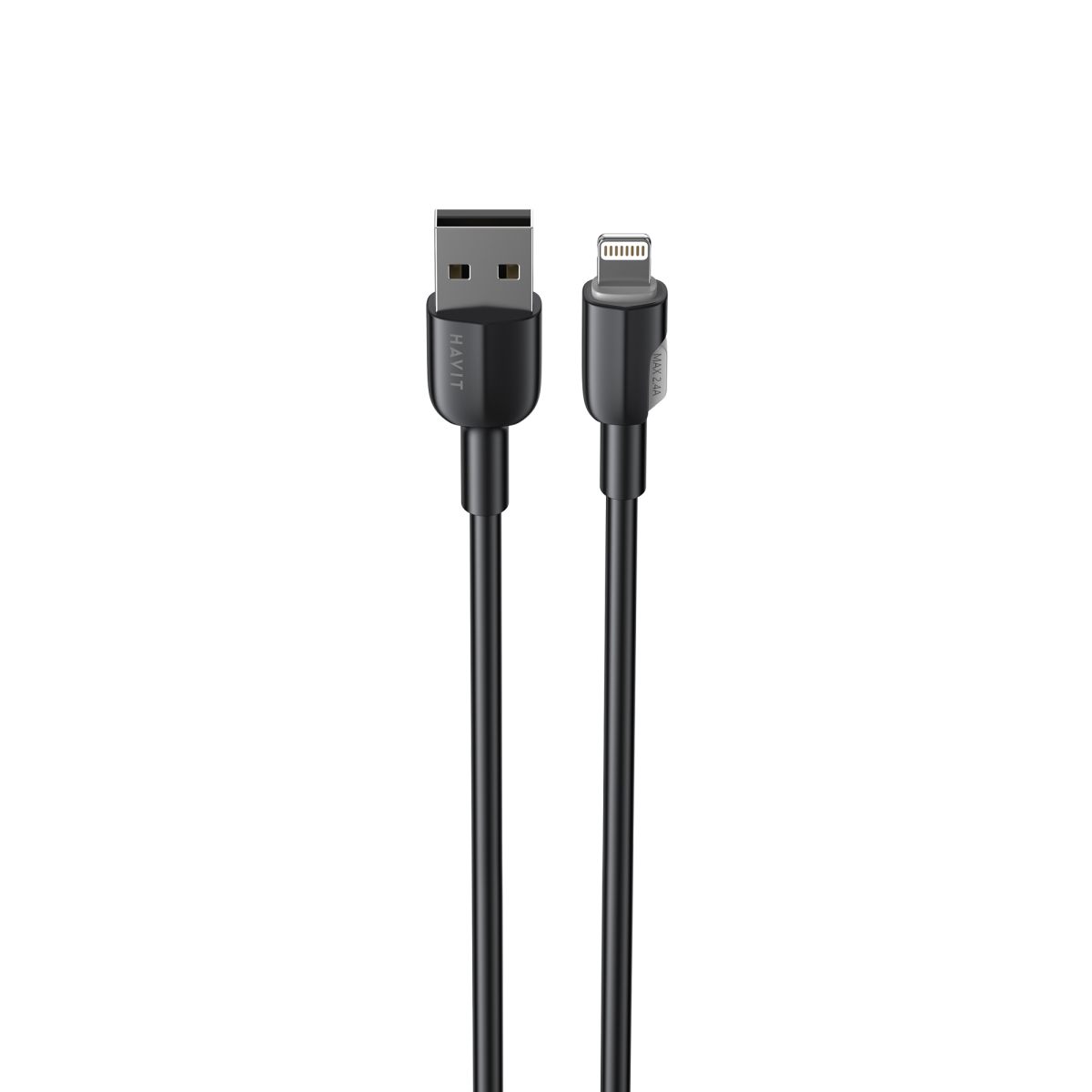 Кабель USB - Lightning HAVIT CB306C 2.4A 1м Black