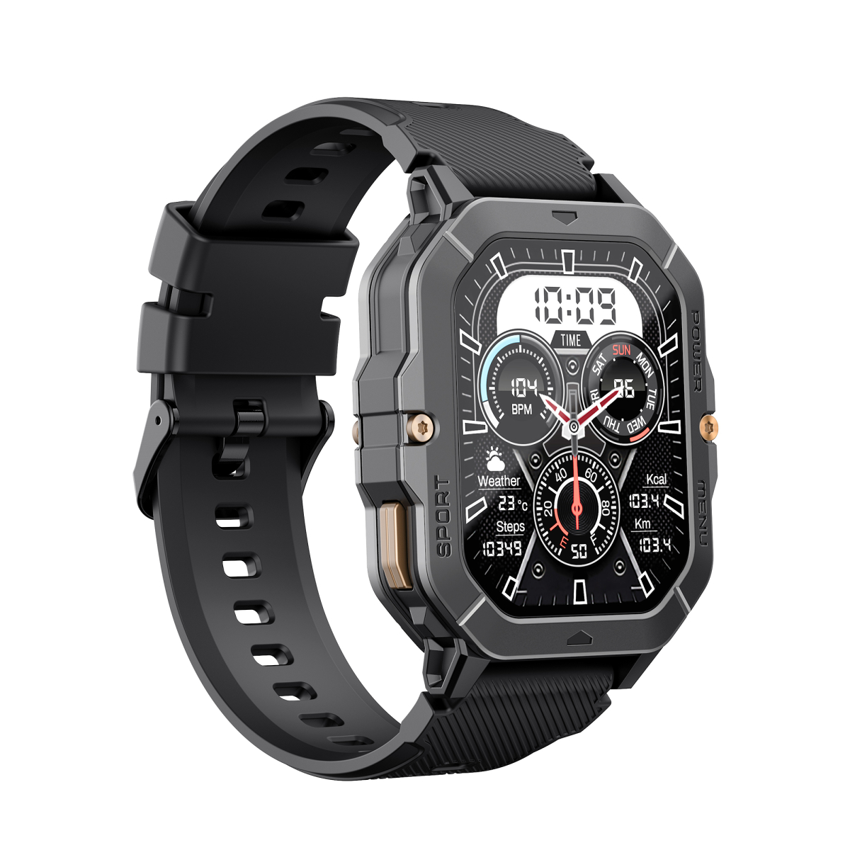 Cмарт годинник HAVIT M9073 Bluetooth Call Black