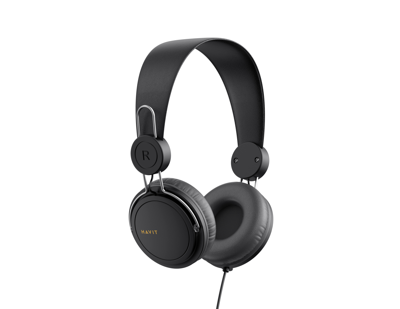 Навушники дротові накладні HAVIT HV-H2198D Black з мікрофоном