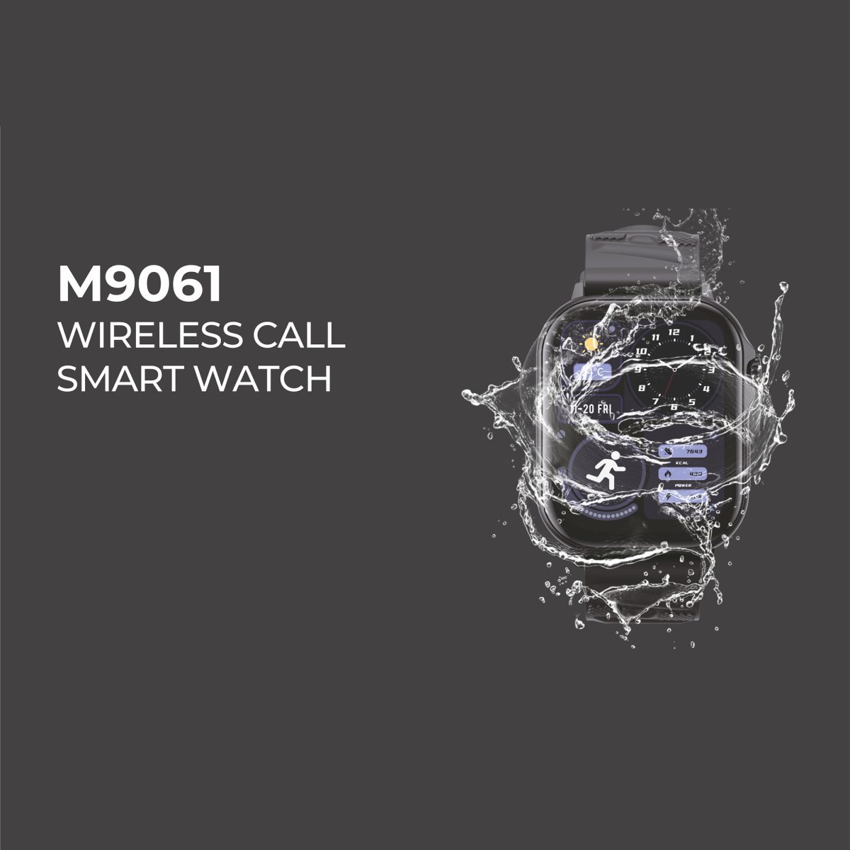 Cмарт годинник HAVIT M9061 GPS Bluetooth Call Black