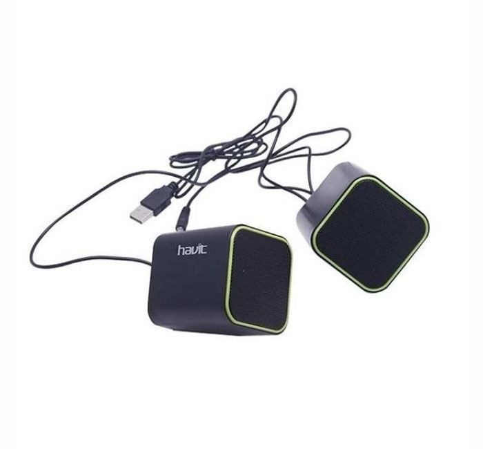 Колонки 2.0 HAVIT HV-SK473 USB Black/Green