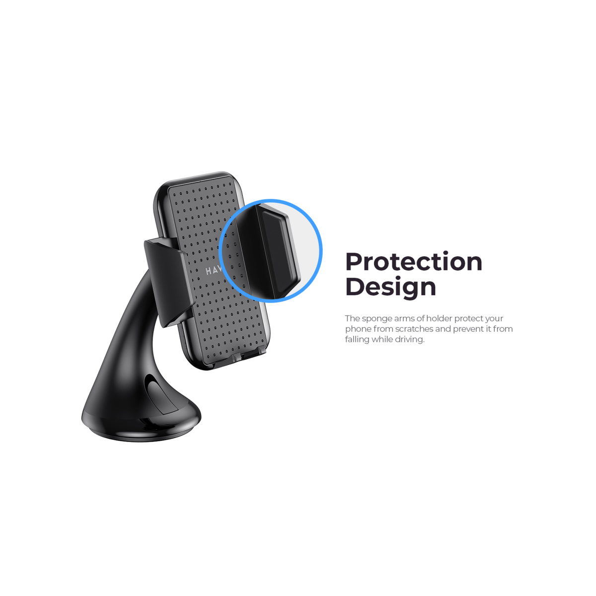 Автотримач для телефону HAVIT HV-H717