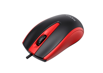 Дротова миша HAVIT HV-MS871 USB Red (1200 DPI, 3 кл)
