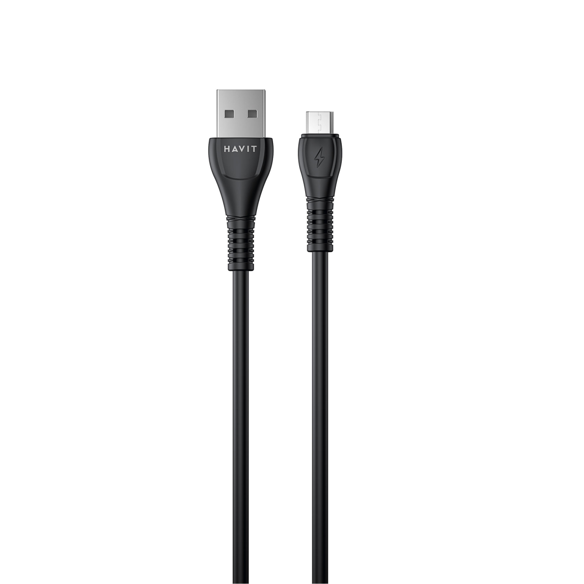 Кабель USB - Micro USB HAVIT HV-CB640C 2.1A 1м Black