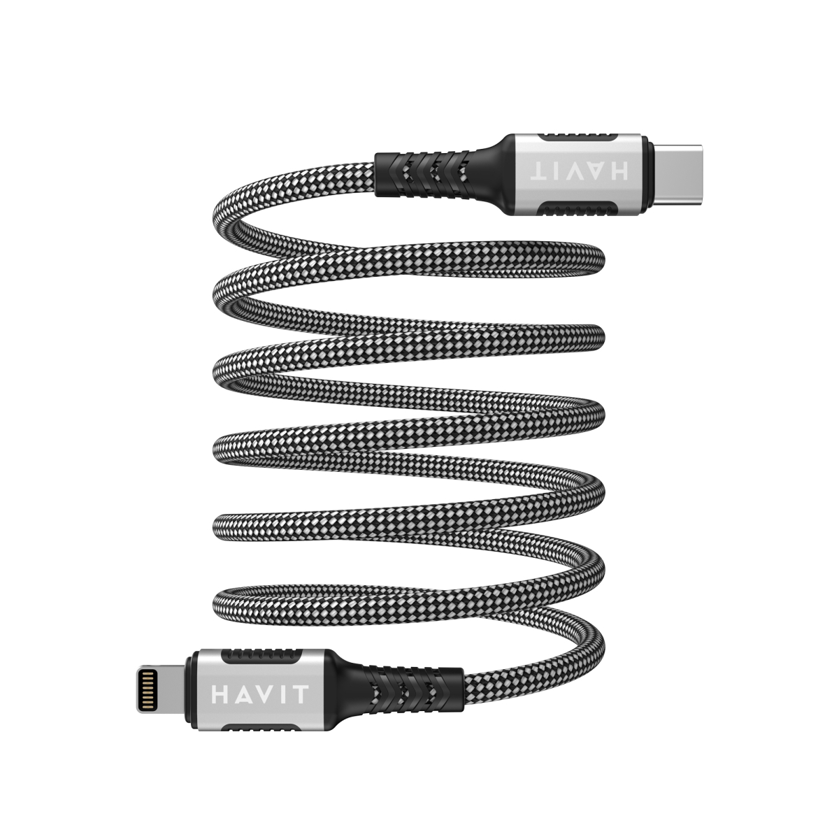 Кабель USB-C - Lightning HAVIT CB6298 PD30W 1м ( магнітний)