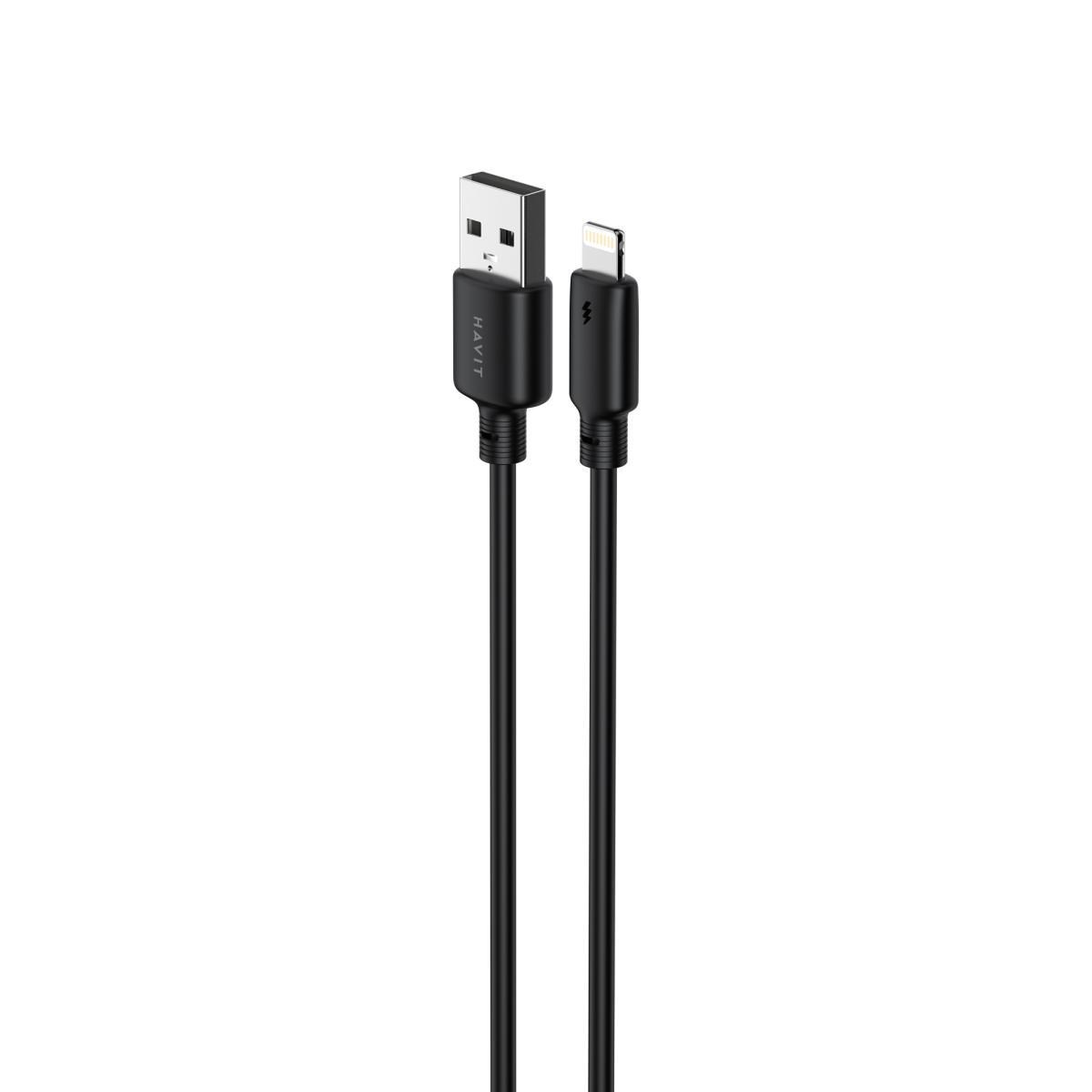 Кабель USB - Lightning HAVIT CB301C 2.4A 1м Black