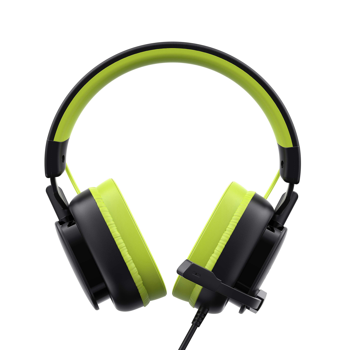 Ігрові навушники з мікрофоном HAVIT H2048U Black+Green Plug USB 7.1