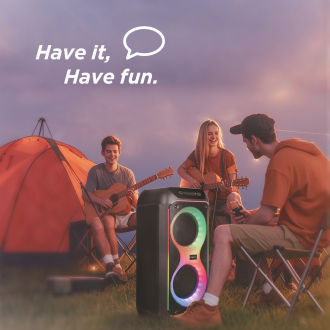 Портативна колонка HAVIT SQ149BT 100W RGB Black