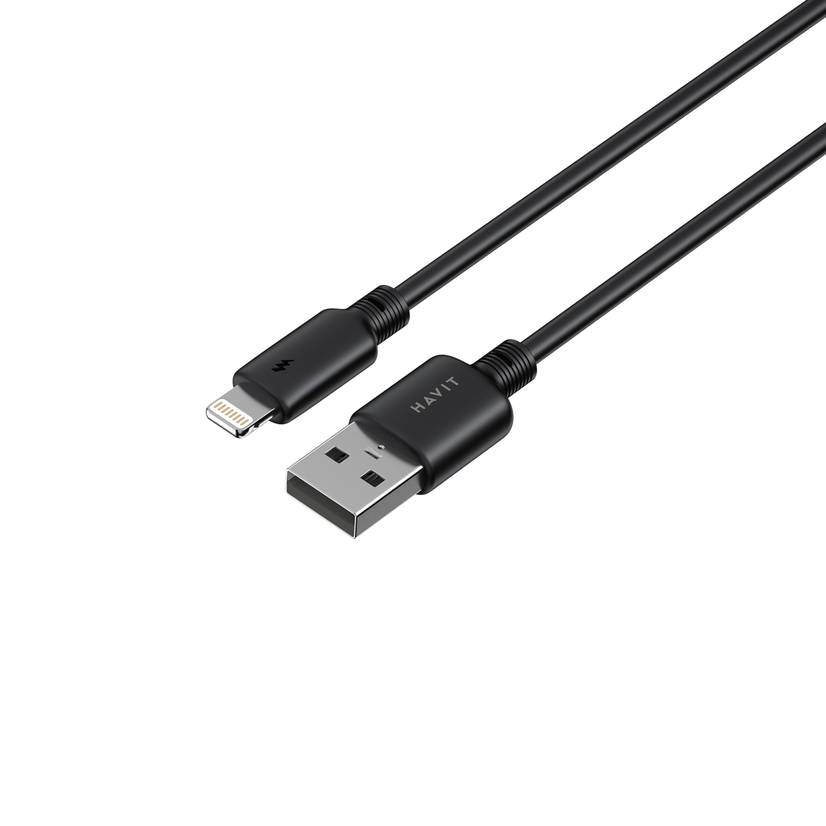 Кабель USB - Lightning HAVIT CB301C 2.4A 1м Black