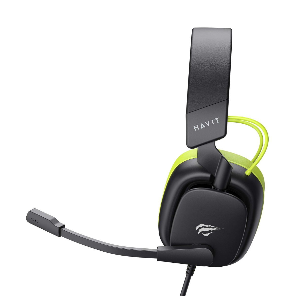 Ігрові навушники з мікрофоном HAVIT H2048U Black+Green Plug USB 7.1
